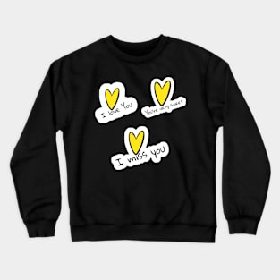 stickers love Crewneck Sweatshirt